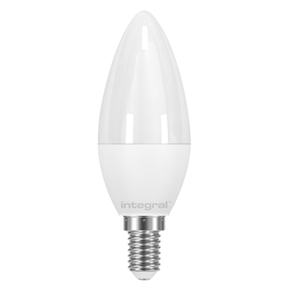 Picture of Integral LED 7.5W-61W Non-Dimmable Frosted Candle E14