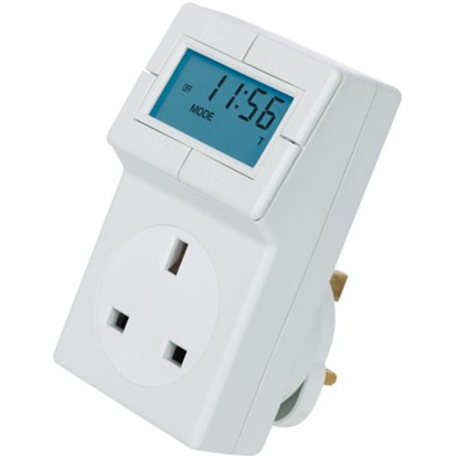 Picture of TRT05 - Electronic Plug-in Thermostat with 24 Hour Time Control