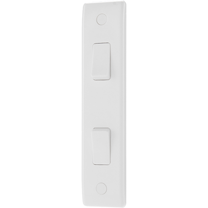 Picture of 10A 2 Gang 2 Way Architrave Switch
