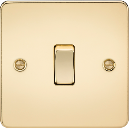 Picture of 10AX 1 Gang Intermediate Switch - Polished Brass