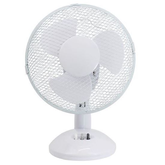 Picture of Airmaster 9" 22W 2 Speed White Table Fan