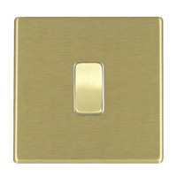 Picture of Hartland Screwless Satin Brass With White Insert
