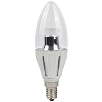 Picture of 6.5W Non-Dimmable LED Clear C37 Candle E14