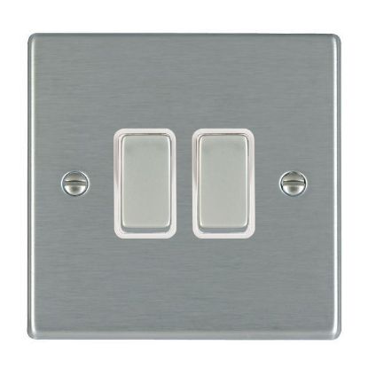 Picture of Hartland SS/WH 2 Gang 2 WAY 10AX Rocker Switch