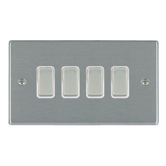 Picture of Hartland SS/WH 4 Gang 2 WAY 10AX Rocker Switch