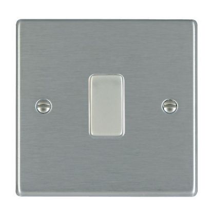 Picture of Hartland SS/WH 1 Gang 10AX Push To Make Retractive Rocker Switch