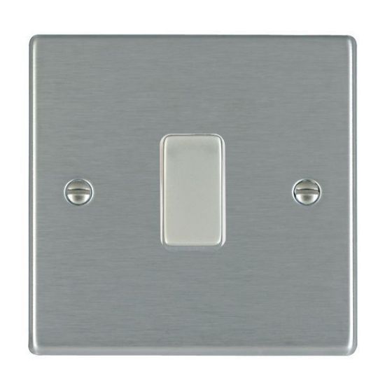 Picture of Hartland SS/WH 1 Gang 10AX Push To Make Retractive Rocker Switch