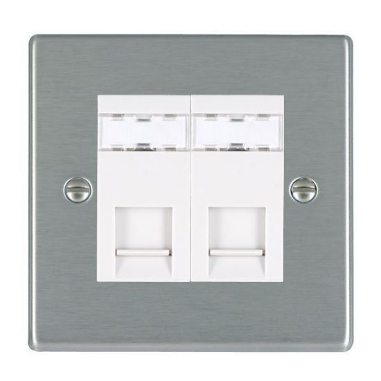 Picture of Hartland SS/WH 2 Gang RJ12 Outlet