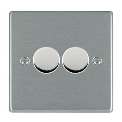 Picture of Hartland SS/BL 2 Gang 2 WAY 400W Resistive Dimmer