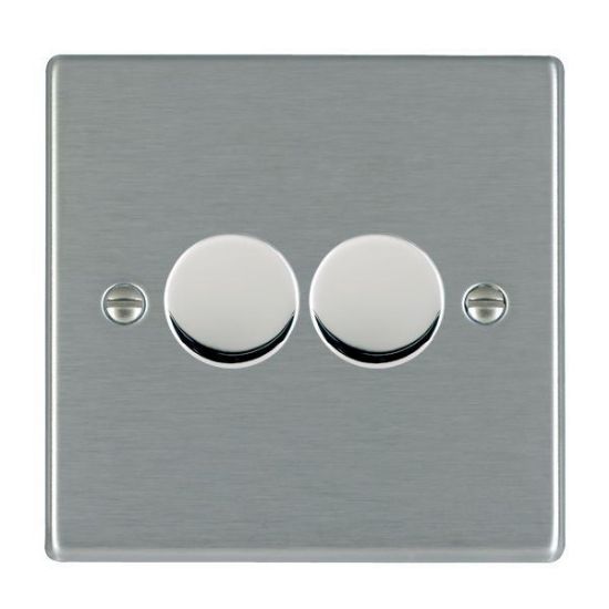 Picture of Hartland SS/BL 2 Gang 2 WAY 400W Resistive Dimmer