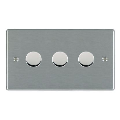 Picture of Hartland SS/BL 3 Gang 2 WAY 400W Resistive Dimmer