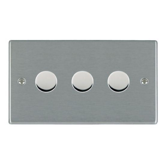 Picture of Hartland SS/BL 3 Gang 2 WAY 400W Resistive Dimmer