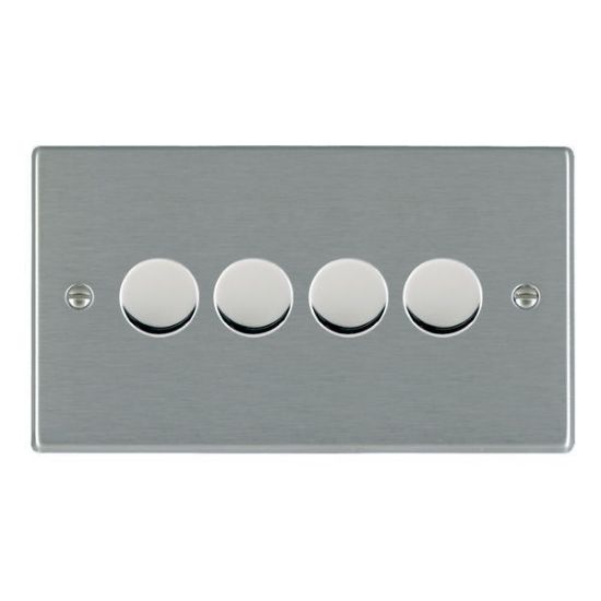 Picture of Hartland SS/BL 4 Gang 2 WAY 400W (Max Wattage per Gang is 300W) Resistive Dimmer