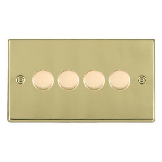 Picture of Hartland PB/BL 4G 2 WAY 400W (Max Wattage per Gang is 300W) Resistive Dimmer