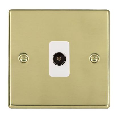 Picture of Hartland PB/WH 1G Isolated Television 1 in/1 out Coaxial Sockets