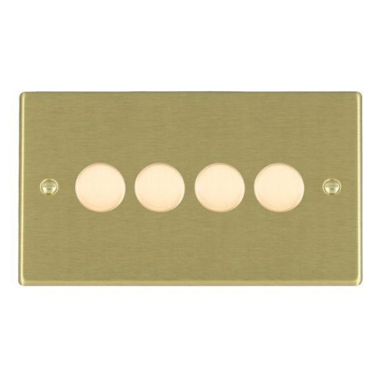 Picture of Hartland SB/BL 4 Gang 2 WAY 400W (Max Wattage per Gang is 300W) Resistive Dimmer