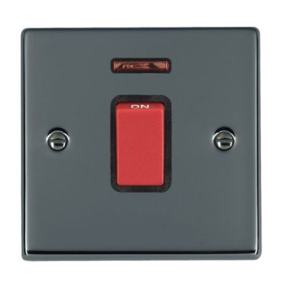 Picture of Hartland BN/BL 1G 45A Double Pole Red Switch