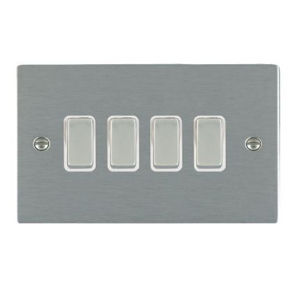Picture of Sheer SS/WH 4 Gang 2 WAY 10AX Rocker Switch