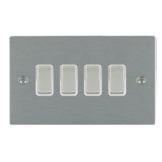 Picture of Sheer SS/WH 4 Gang 2 WAY 10AX Rocker Switch