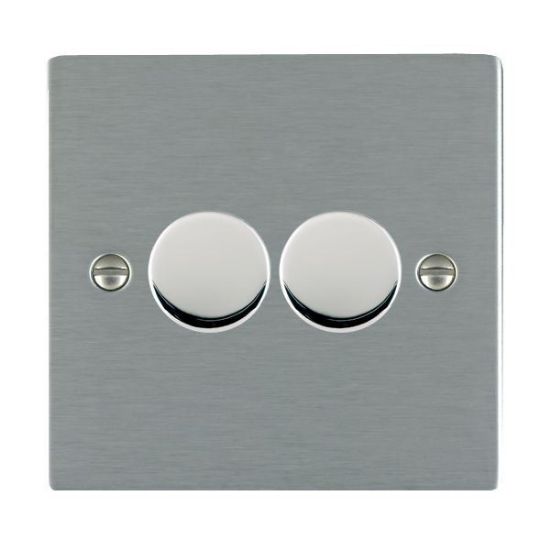 Picture of Sheer SS/WH 2 Gang 2 WAY 400W Resistive Dimmer