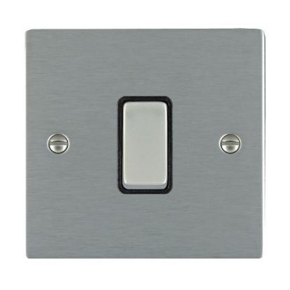 Picture of Sheer SS/BL 1 Gang 10AX PTM Retractive Rocker Switch