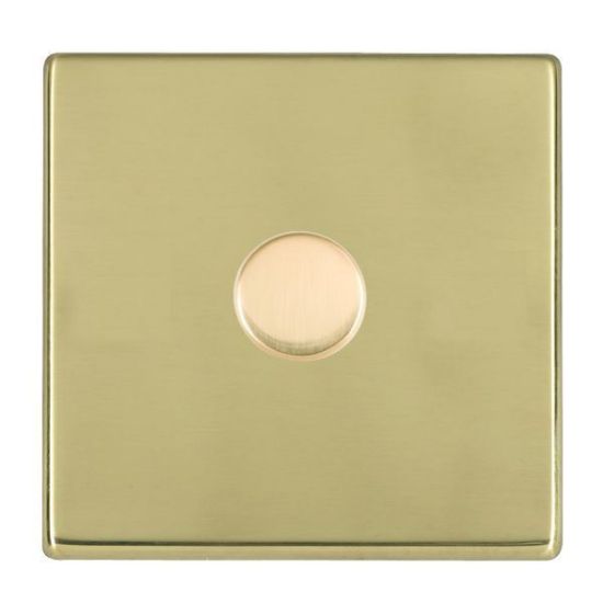 Picture of Hartland Screwless PB/BL 1 Gang 2 WAY 400W Push On/Off Resistive Dimmer