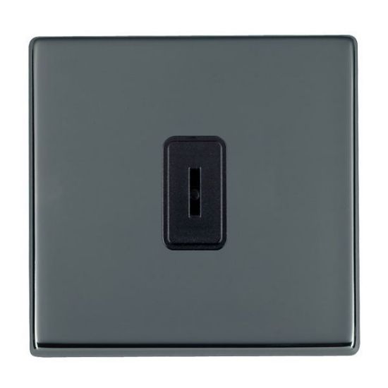 Picture of Hartland Screwless BN/BL 1 Gang 2 WAY 20AX Key Switch