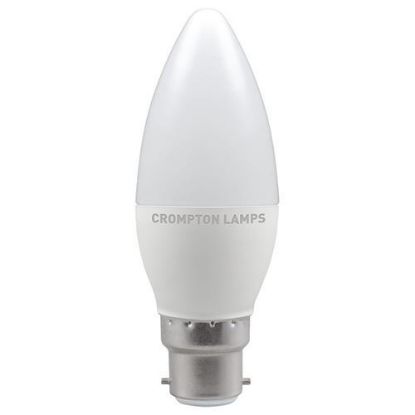 Picture of 5.5W-40W Thermal Plastic LED Candle B22 6500K Daylight 