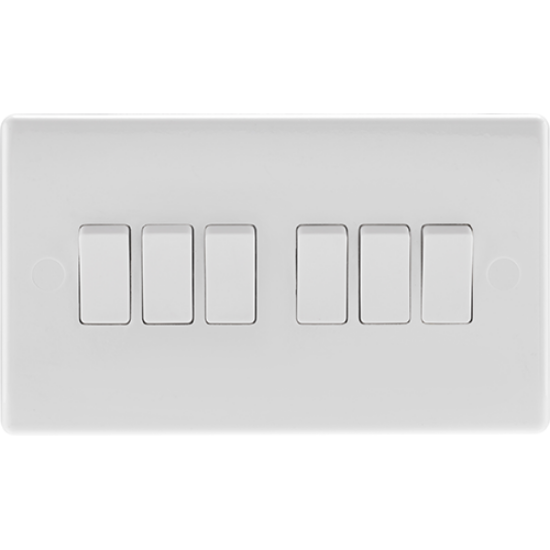 Picture of 10A 6 Gang 2 Way Switch