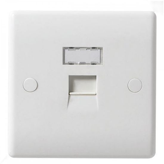 Picture of 1 Gang RJ45 Telephone Socket (Screw)