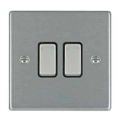 Picture of Hartland SS/BL 2 Gang 2 WAY 10AX Rocker Switch