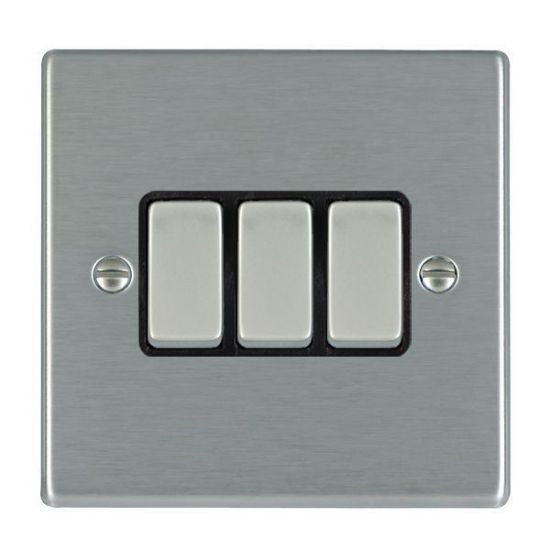 Picture of Hartland SS/BL 3 Gang 2 WAY 10AX Rocker Switch