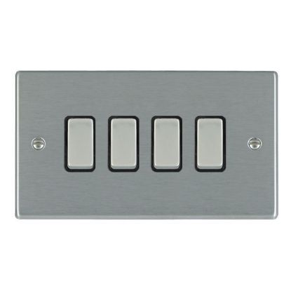 Picture of Hartland SS/BL 4 Gang 2 WAY 10AX Rocker Switch