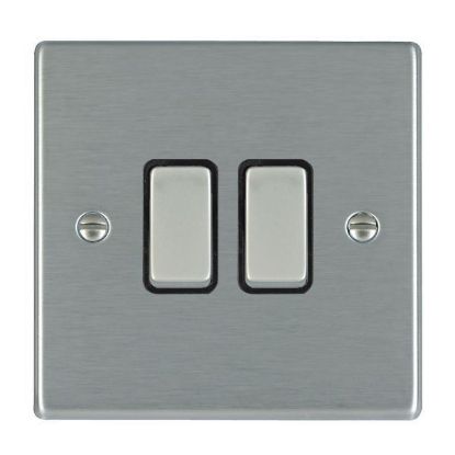 Picture of Hartland SS/BL 2 Gang Intermediate 10AX Rocker Switch