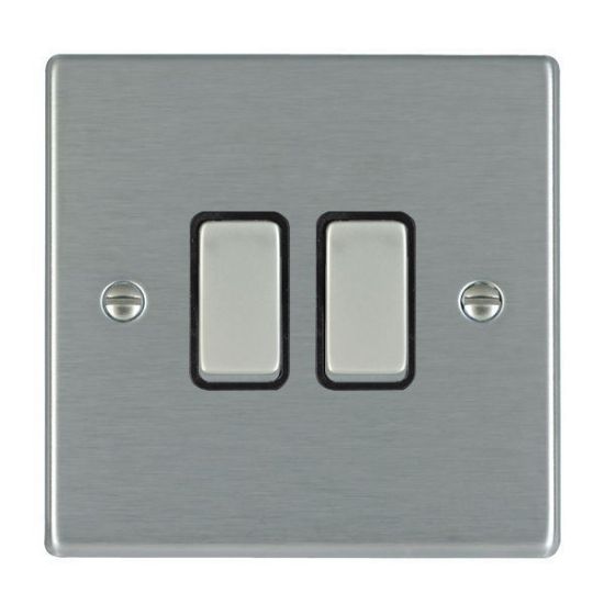 Picture of Hartland SS/BL 2 Gang Intermediate 10AX Rocker Switch