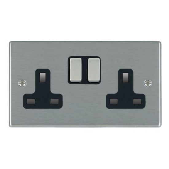 Picture of Hartland SS/BL 2 Gang 13A Switched Socket