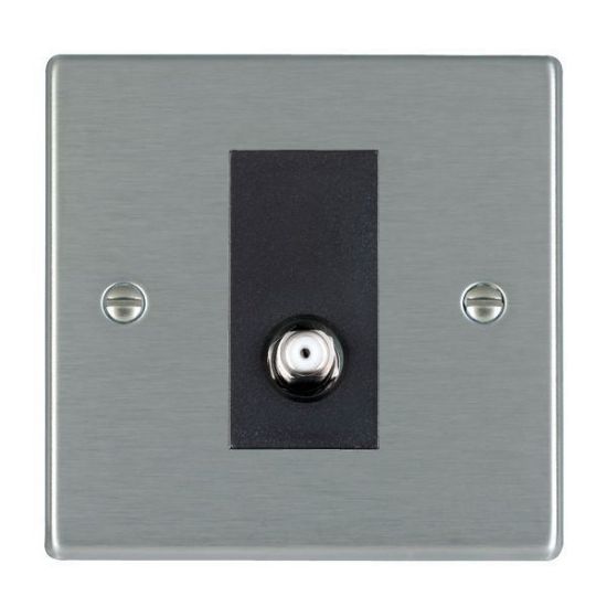 Picture of Hartland SS/BL 1 Gang Non Isolated Satellite Coaxial Socket