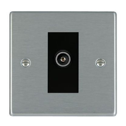 Picture of Hartland SS/BL 1 Gang TV DTV Screened Non Isolated Socket