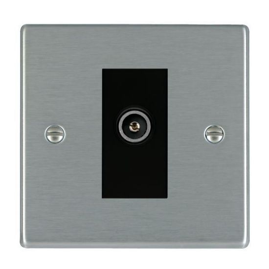 Picture of Hartland SS/BL 1 Gang TV DTV Screened Non Isolated Socket