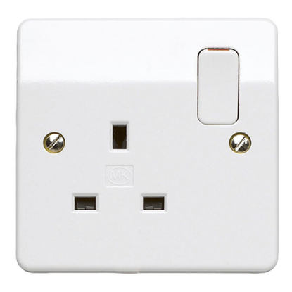 Picture of 13A 1 Gang Double Pole Switch Socket