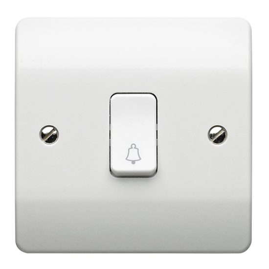 Picture of 10A 1 Gang 2 Way Push Switch with Bell Symbol