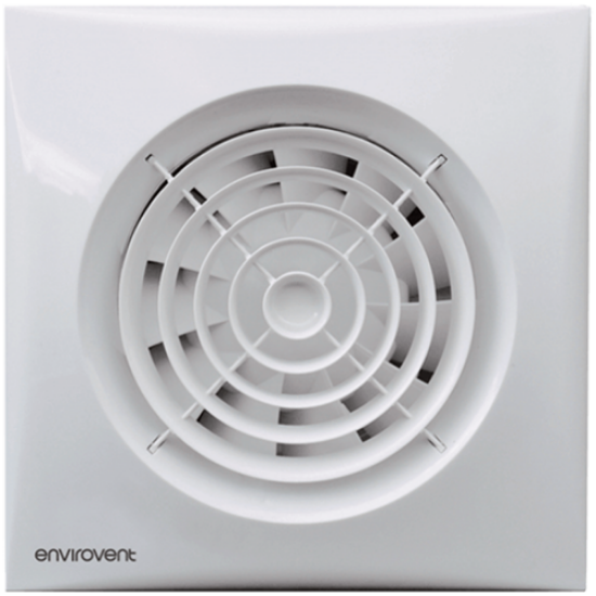 Picture of 100mm Extractor Ultra Quiet WC and Bathroom Fan - Adjustable Timer and Humidistat