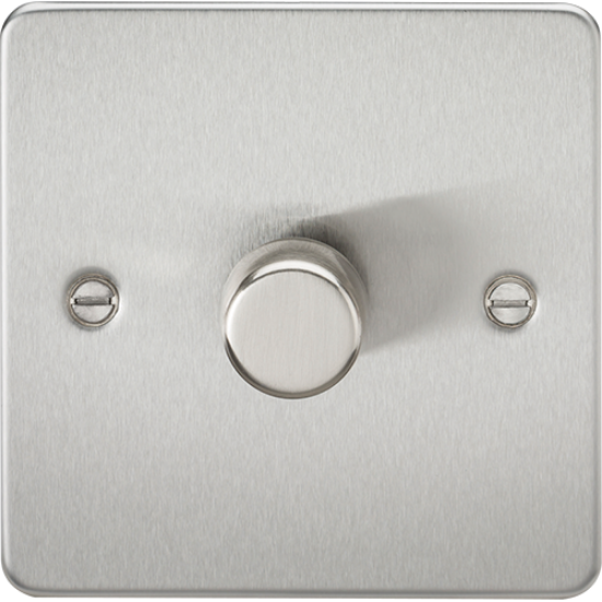 Picture of 1 Gang 2-Way 10-200W (5-150W LED) Intelligent dimmer - Brushed Chrome