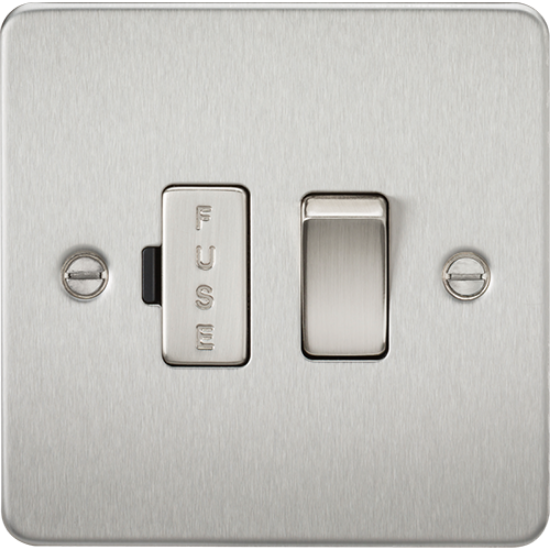 Picture of 13A Switched Fused Spur Unit - Brushed Chrome