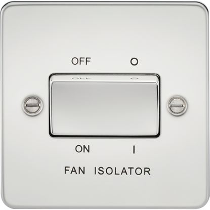 Picture of 10AX 3 Pole Fan Isolator Switch - Polished Chrome