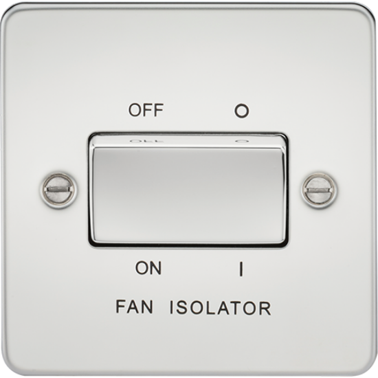 Picture of 10AX 3 Pole Fan Isolator Switch - Polished Chrome