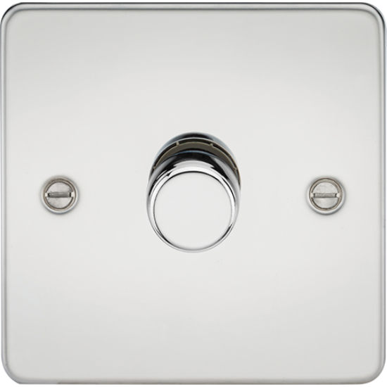 Picture of 1 Gang 2 Way 10-200W (5-100W LED) Trailing Edge Dimmer - Polished Chrome