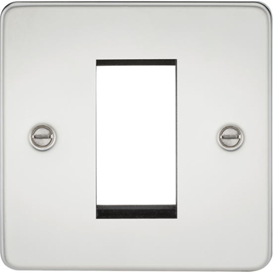 Picture of 1 Gang Modular Faceplate - Polished Chrome