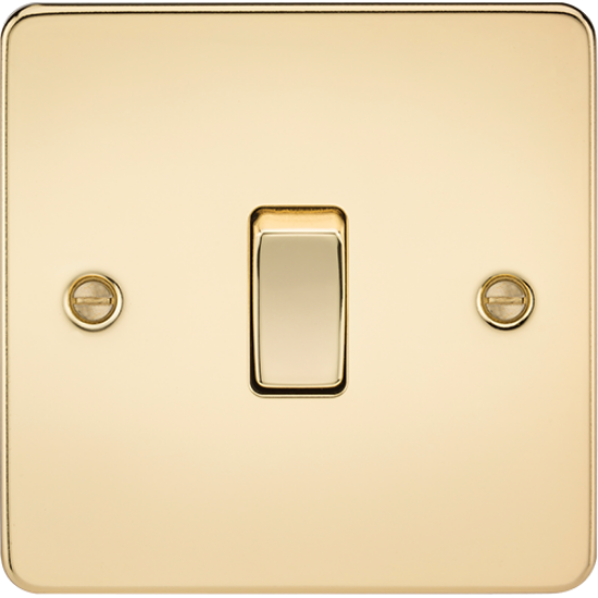 Picture of 10AX 1 Gang Intermediate Switch - Polished Brass