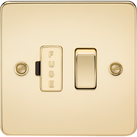 Picture of 13A Switched Fused Spur Unit - Polished Brass